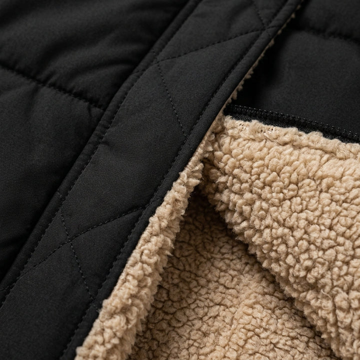 Julie | Relaxed Long Hooded Quilted Puffer Jacket