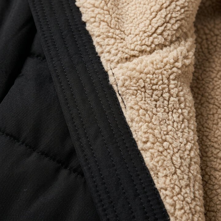 Julie | Relaxed Long Hooded Quilted Puffer Jacket