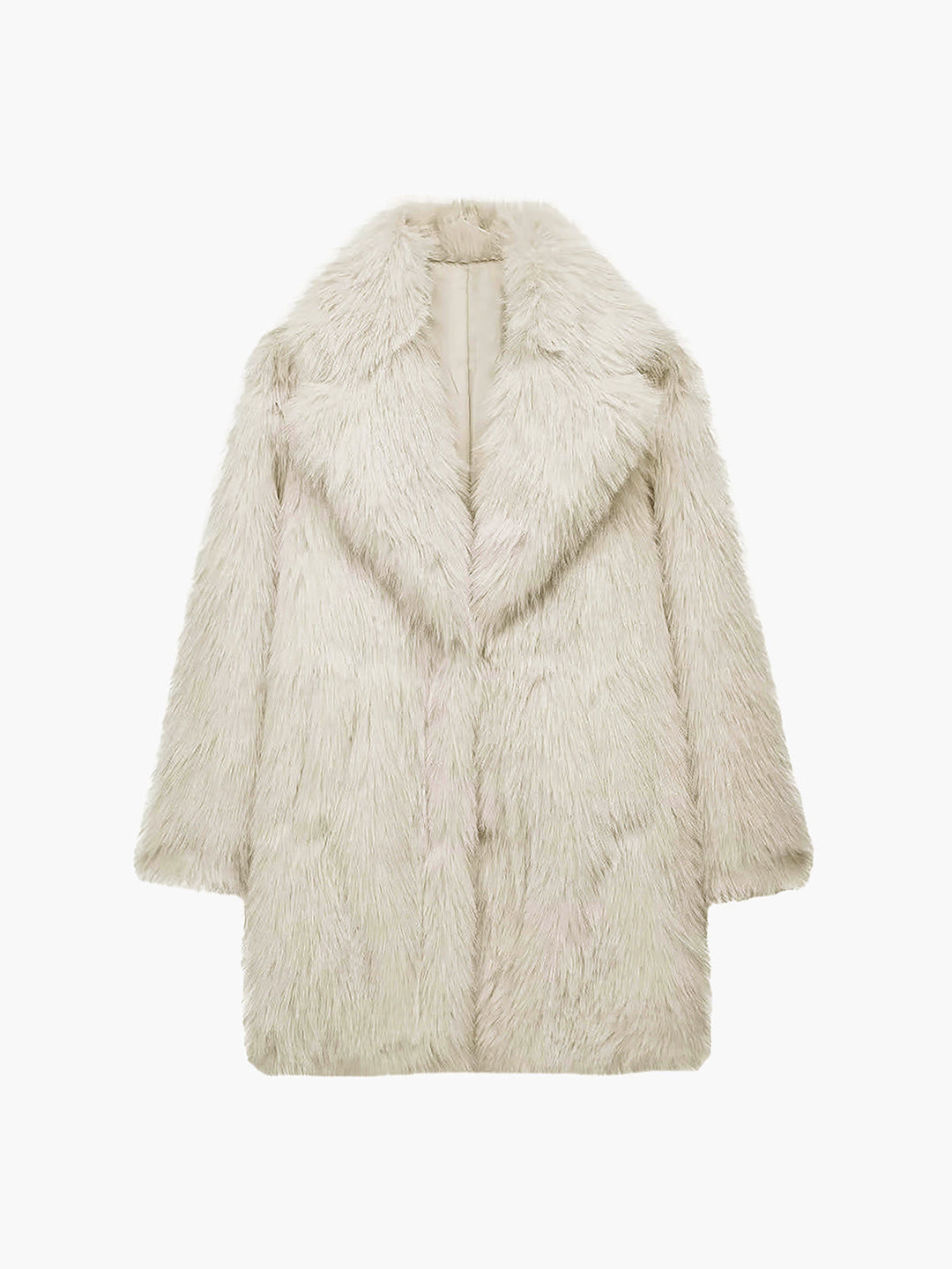Katherine | Refined Oversized Shaggy Fur Coat