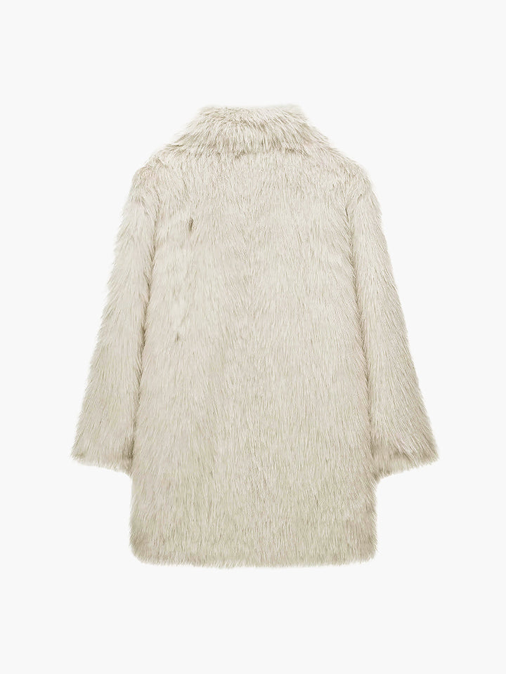Katherine | Refined Oversized Shaggy Fur Coat