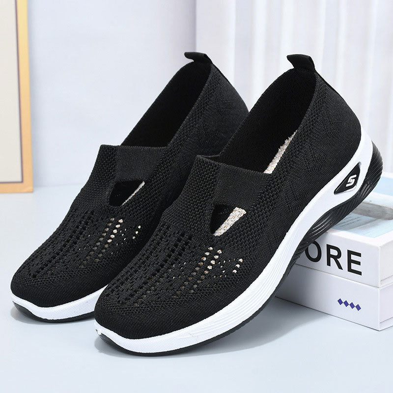 Kathryn | Perforated Slip-On Supportive Walking Shoes