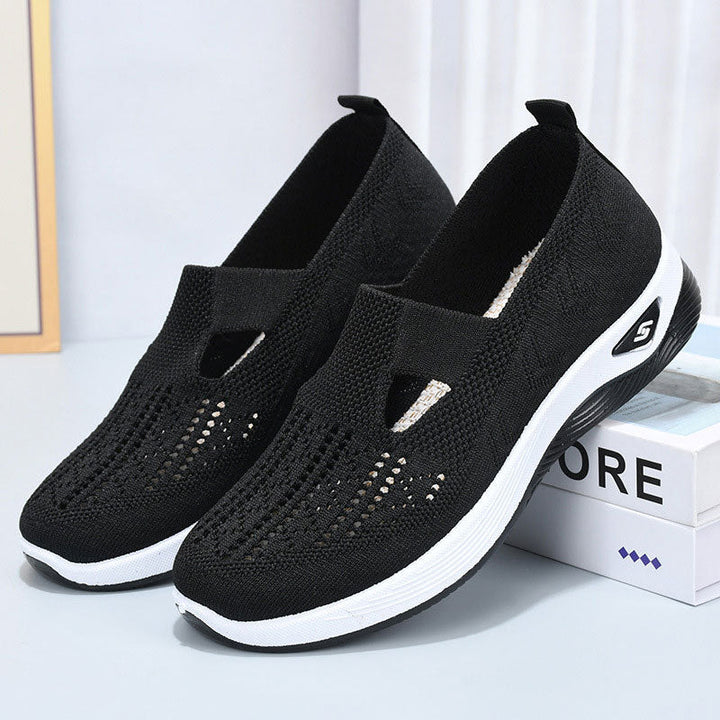 Kathryn | Perforated Slip-On Supportive Walking Shoes
