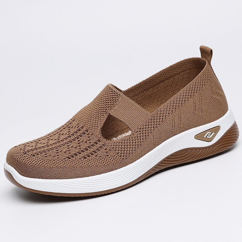 Kathryn | Perforated Slip-On Supportive Walking Shoes