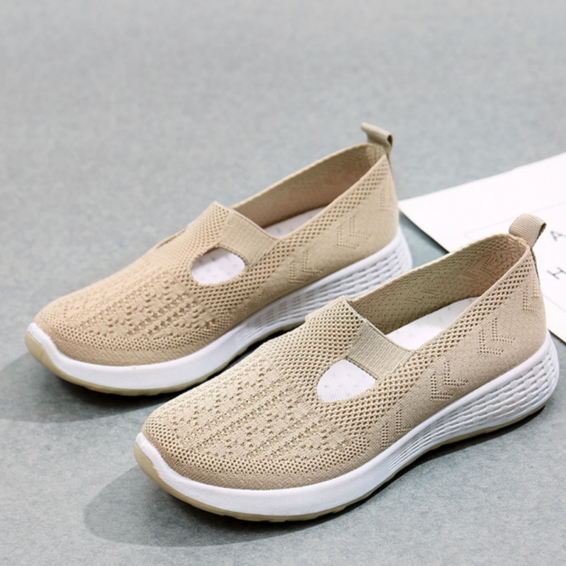 Kathryn | Perforated Slip-On Supportive Walking Shoes