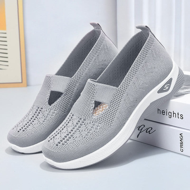 Kathryn | Perforated Slip-On Supportive Walking Shoes