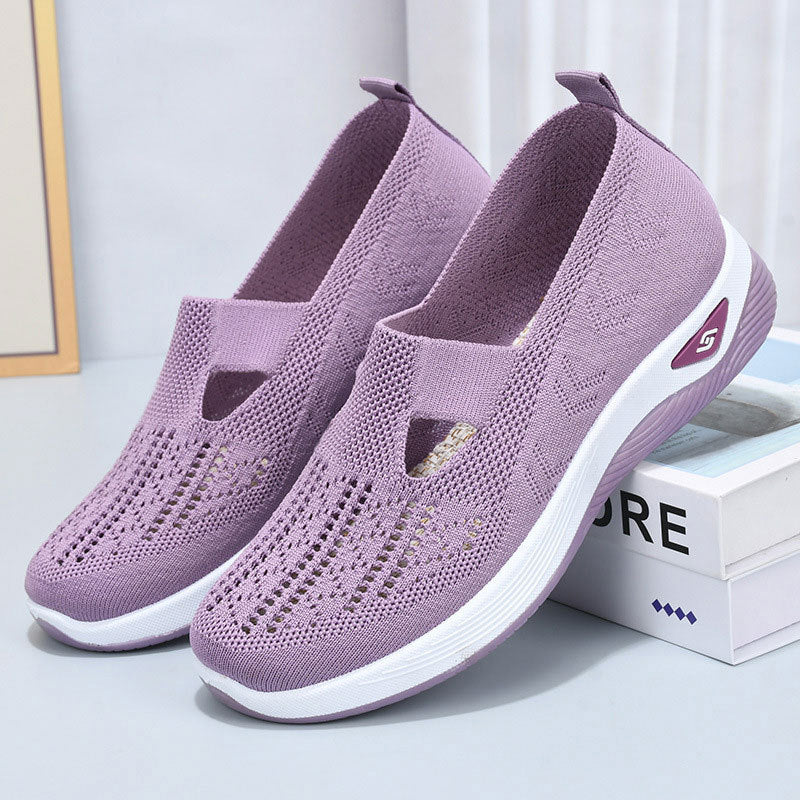 Kathryn | Perforated Slip-On Supportive Walking Shoes