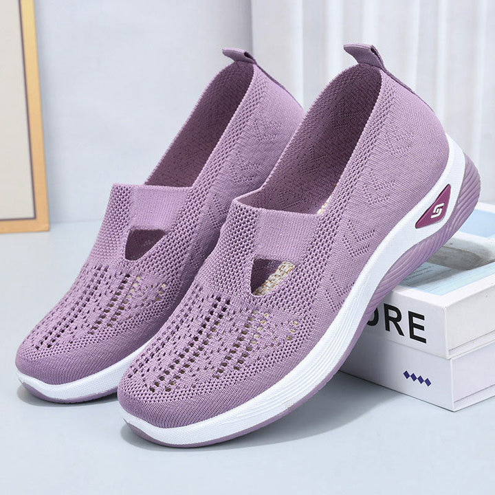 Kathryn | Perforated Slip-On Supportive Walking Shoes