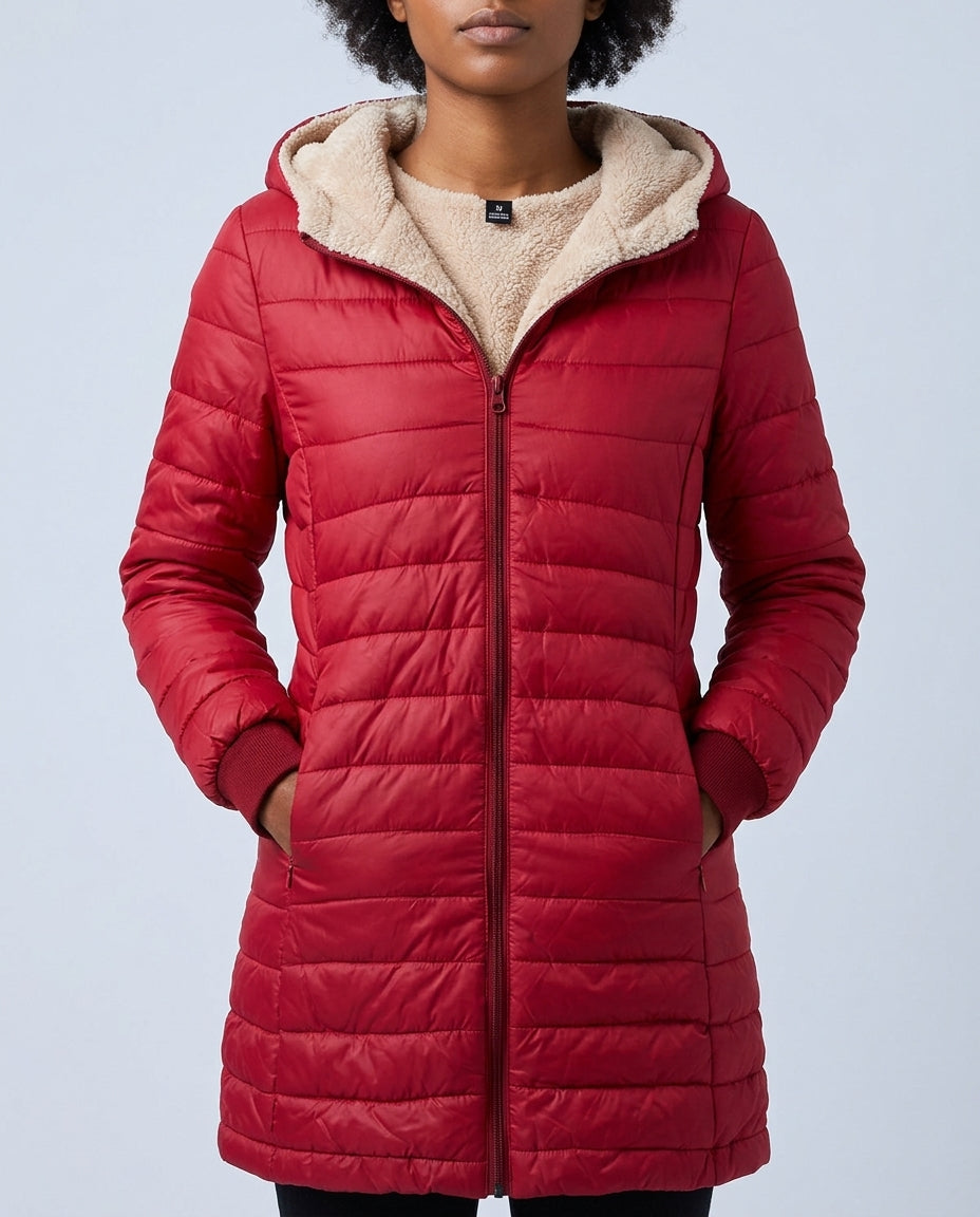 Kayla | Chic Hooded Quilted Puffer Jacket
