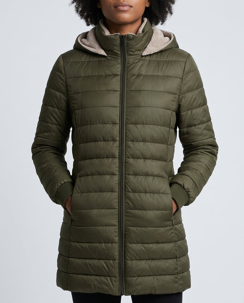 Kayla | Chic Hooded Quilted Puffer Jacket