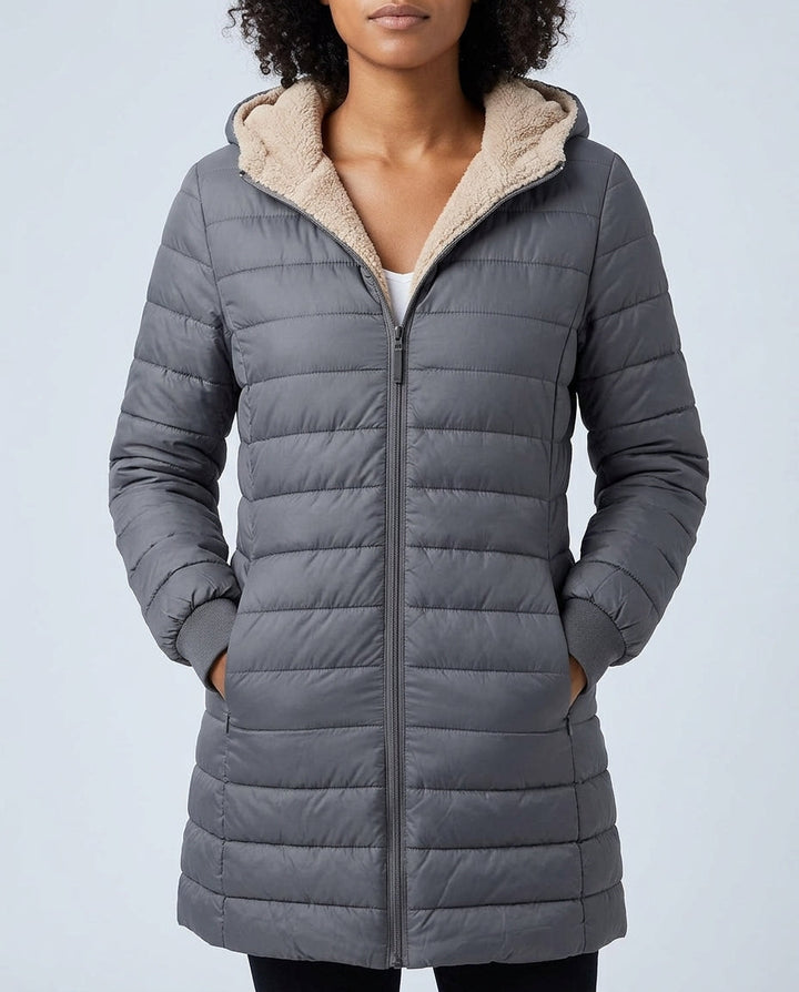Kayla | Chic Hooded Quilted Puffer Jacket