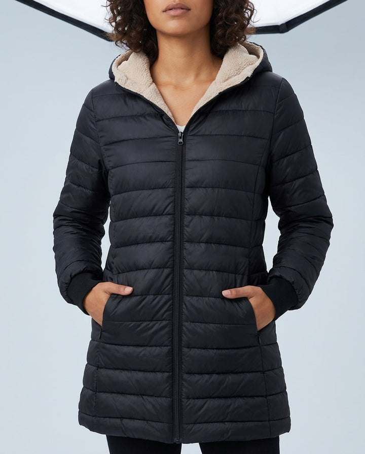 Kayla | Chic Hooded Quilted Puffer Jacket