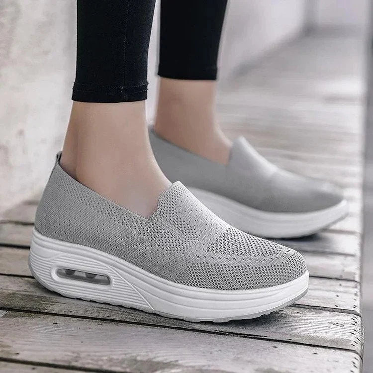 Kayla | Knit Slip On Supportive Walking Shoes