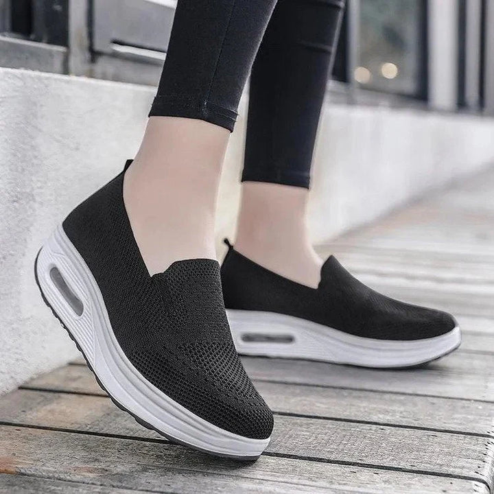Kayla | Knit Slip On Supportive Walking Shoes