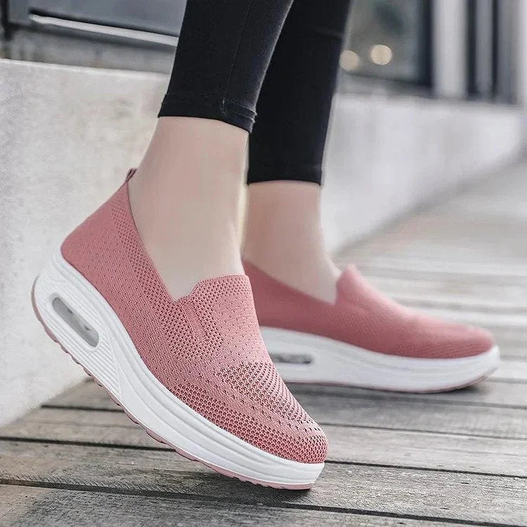 Kayla | Knit Slip On Supportive Walking Shoes