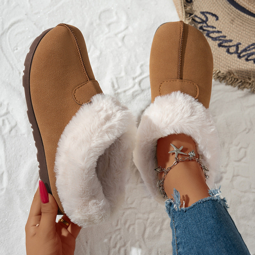 Kelly | Timeless Cozy Fur-Lined Slip-On Slippers