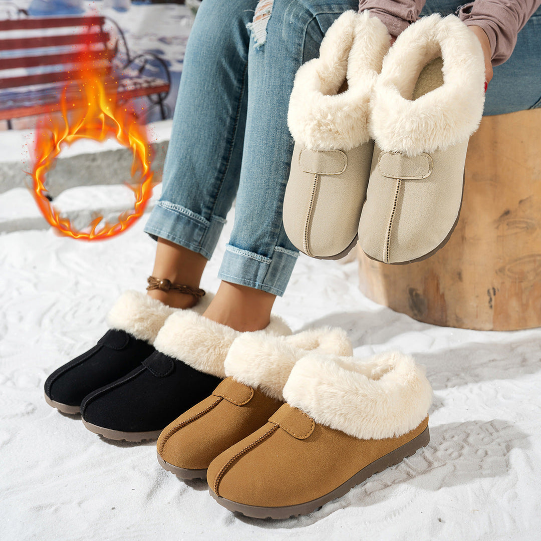 Kelly | Timeless Cozy Fur-Lined Slip-On Slippers