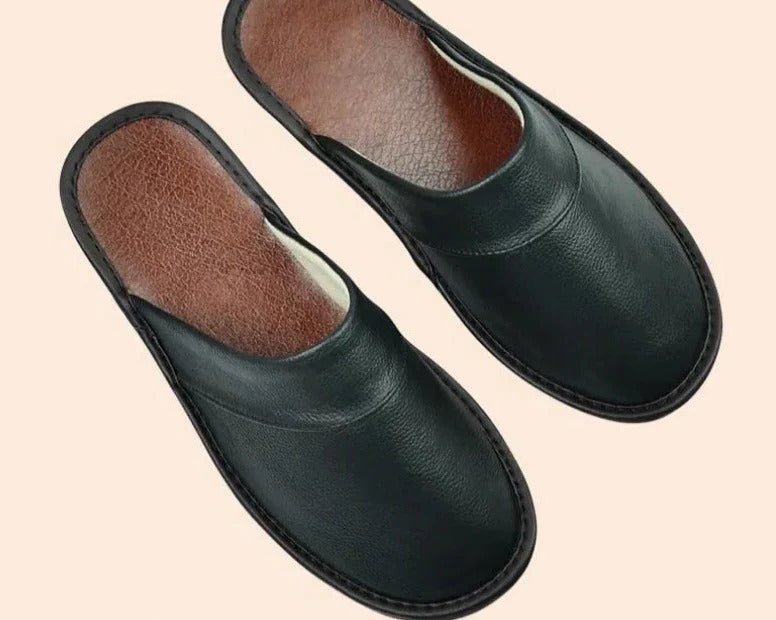 Kenneth | Refined Closed-Toe Indoor Mens Slippers