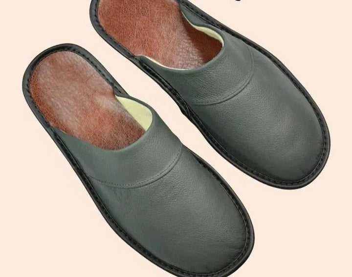 Kenneth | Refined Closed-Toe Indoor Mens Slippers