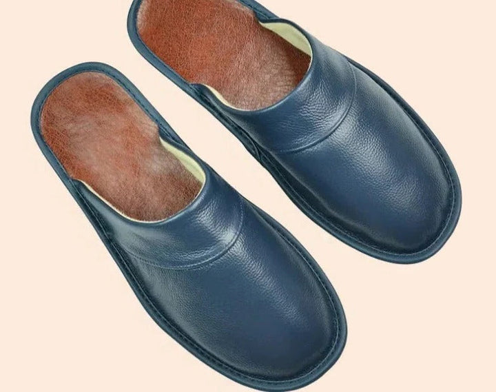 Kenneth | Refined Closed-Toe Indoor Mens Slippers