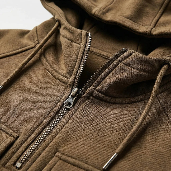 Kevin | Relaxed Half Zip Mens Hoodies with Chest Pockets