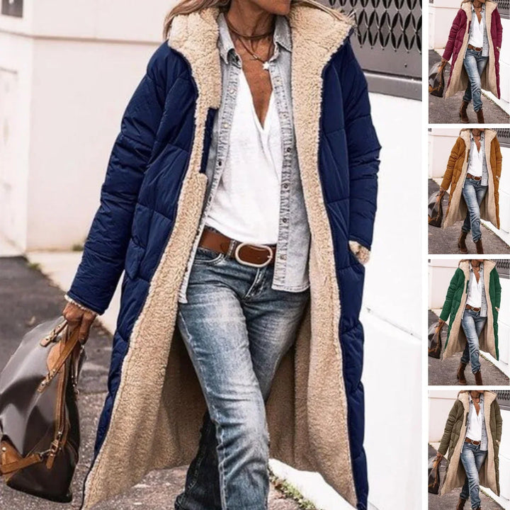 Laura | Refined Reversible Hooded Long Winter Coat