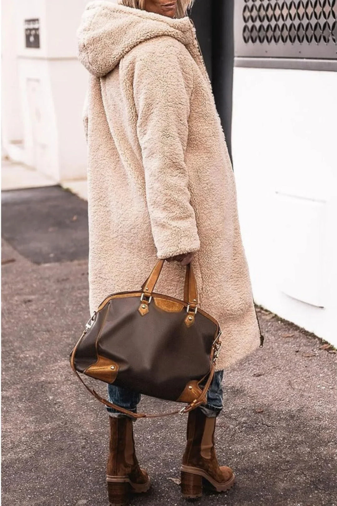 Laura | Refined Reversible Hooded Long Winter Coat