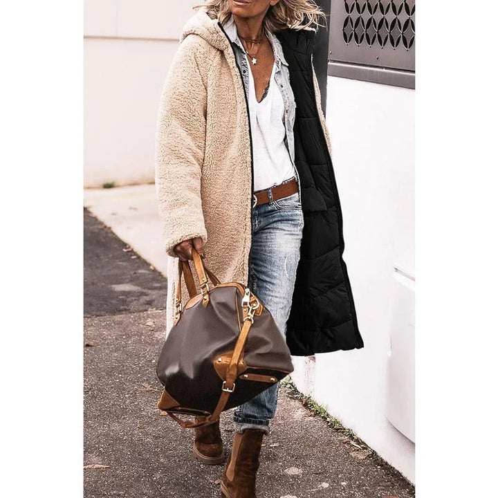 Laura | Refined Reversible Hooded Long Winter Coat
