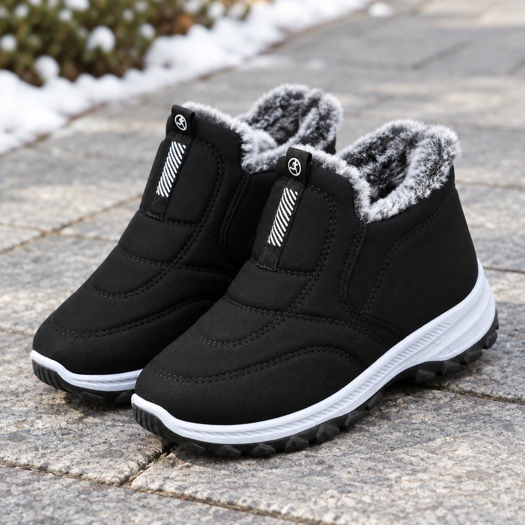 Lisa | Effortless Plush-Lined Slip-On Ankle Snow Boots