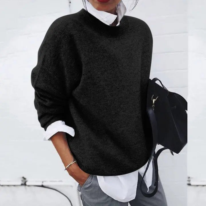 Lisa | Refined Oversized Crewneck Sweatshirt
