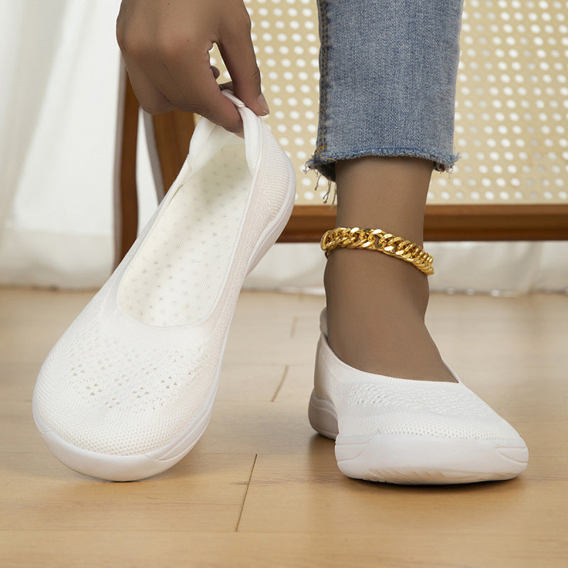 Lori | Chic Breathable Knit Slip-On Slippers