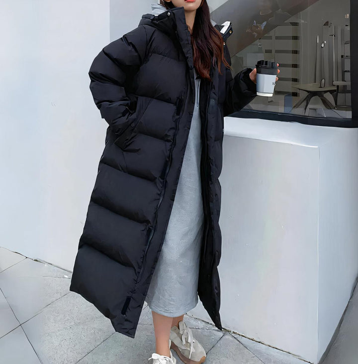 Lori | Timeless Long Hooded Puffer Jacket