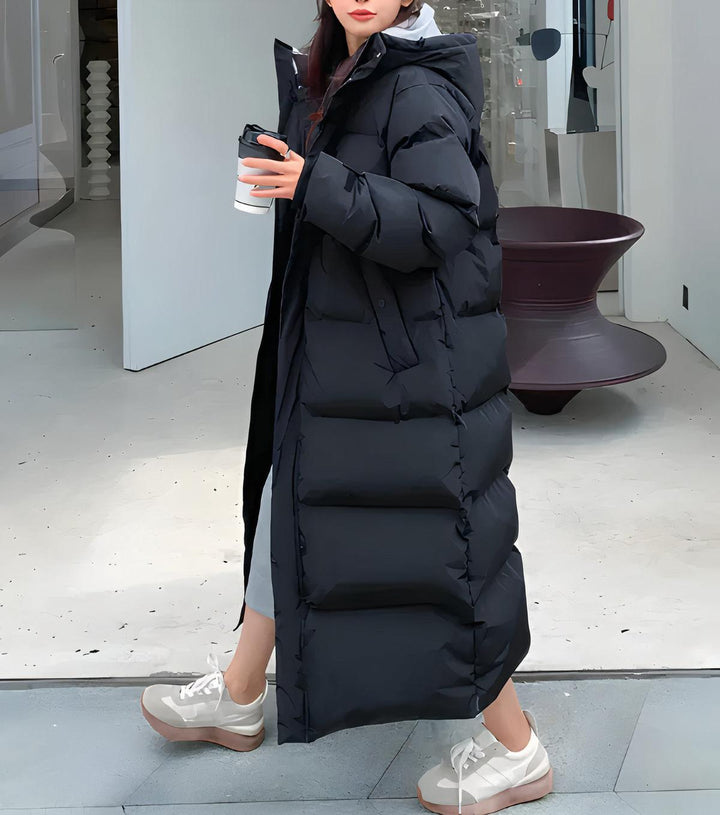 Lori | Timeless Long Hooded Puffer Jacket