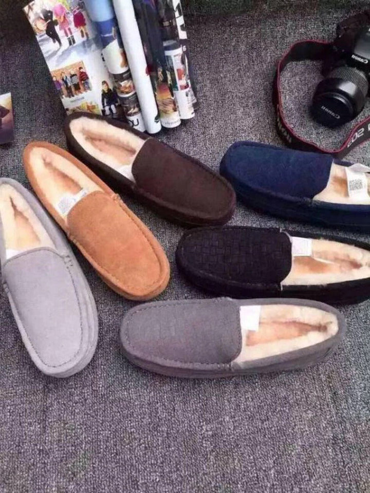 Lucas | Timeless Cozy Moccasin Slippers with Plush Lining