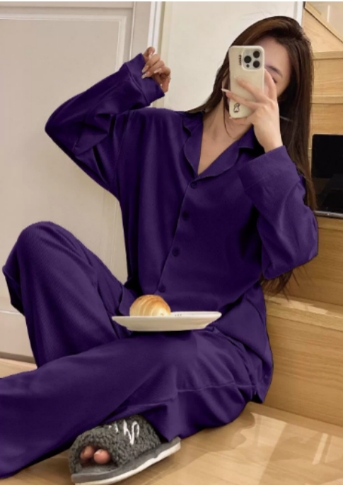 Madison | Relaxed Satin Wide Leg Pajamas Set