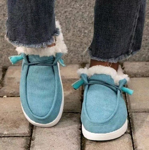 Margaret | Refined Fuzzy Lined Moccasin Slippers