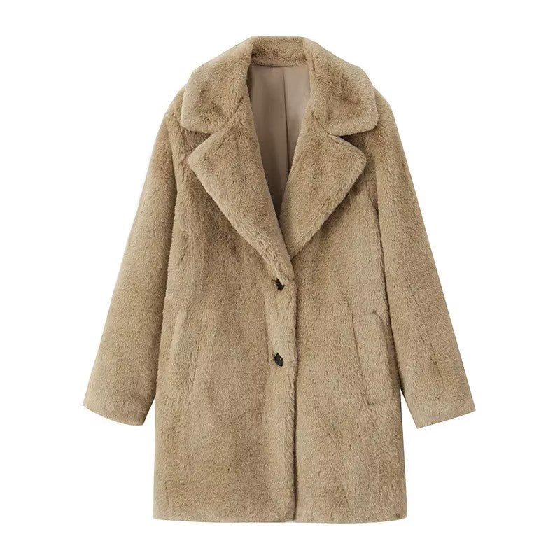 Marilyn | Polished Long Teddy Fur Coat