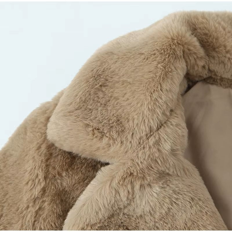 Marilyn | Polished Long Teddy Fur Coat