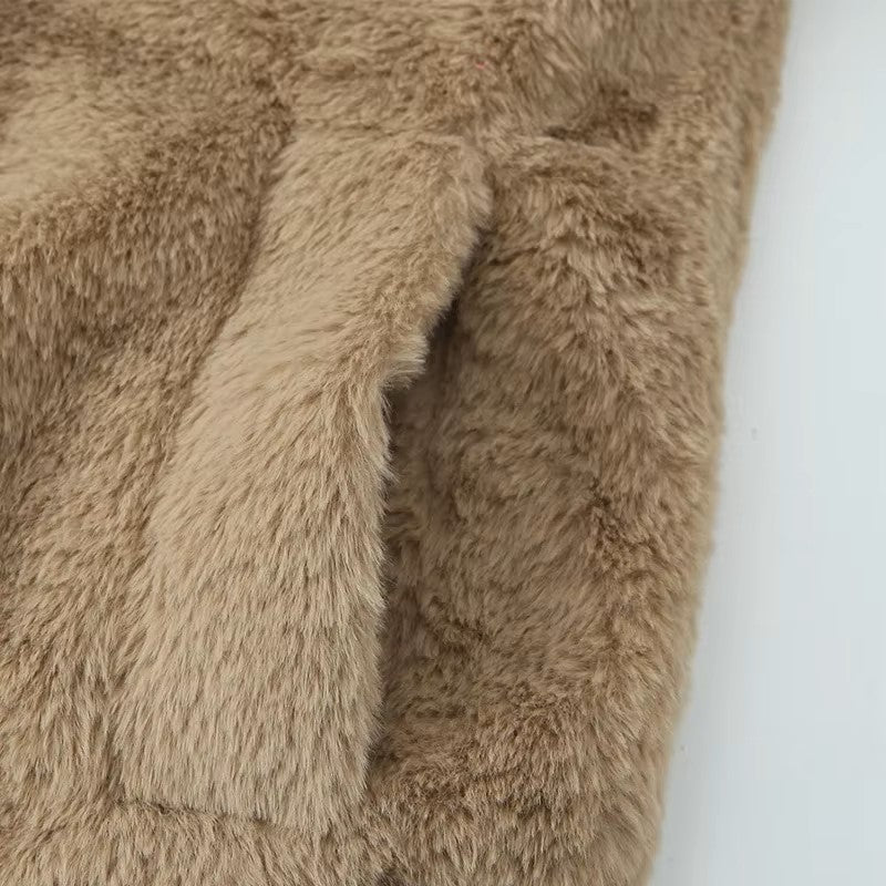 Marilyn | Polished Long Teddy Fur Coat