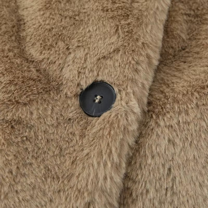 Marilyn | Polished Long Teddy Fur Coat