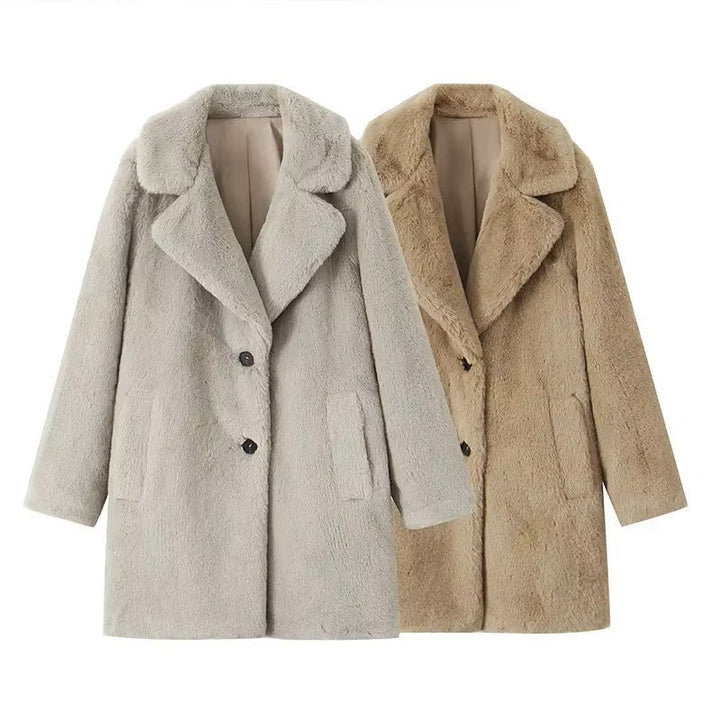 Marilyn | Polished Long Teddy Fur Coat