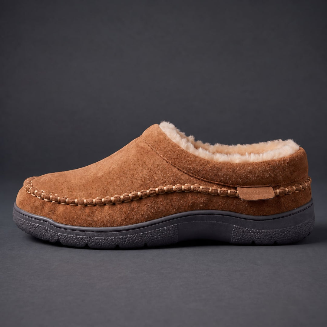 Mark | Plush-Lined Slip-On Moccasin Mens Slippers