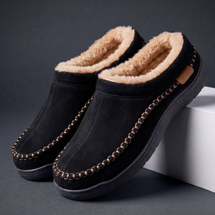 Mark | Plush-Lined Slip-On Moccasin Mens Slippers