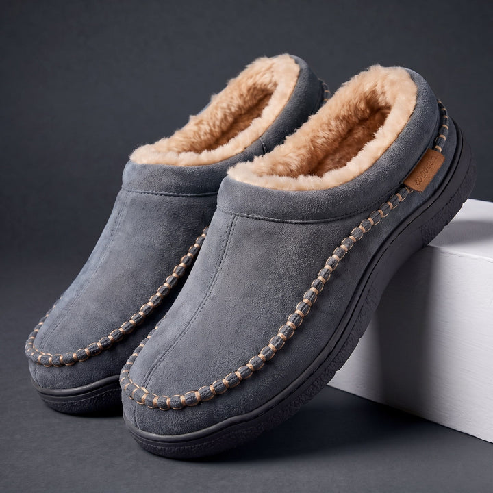 Mark | Plush-Lined Slip-On Moccasin Mens Slippers