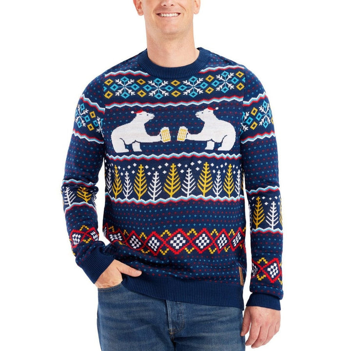 Mason | Fair Isle Polar Bear Mens Christmas Sweater