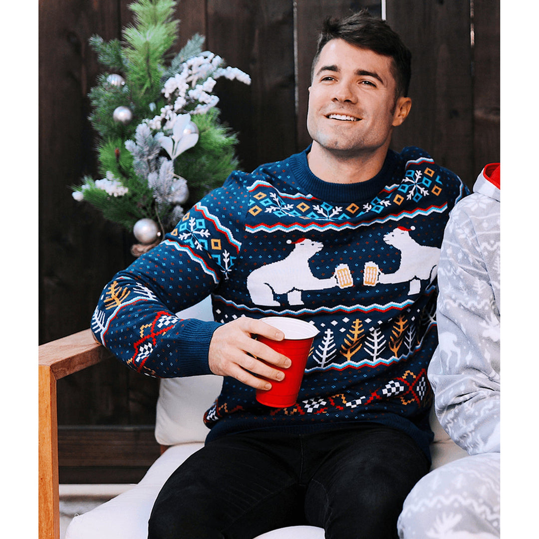 Mason | Fair Isle Polar Bear Mens Christmas Sweater