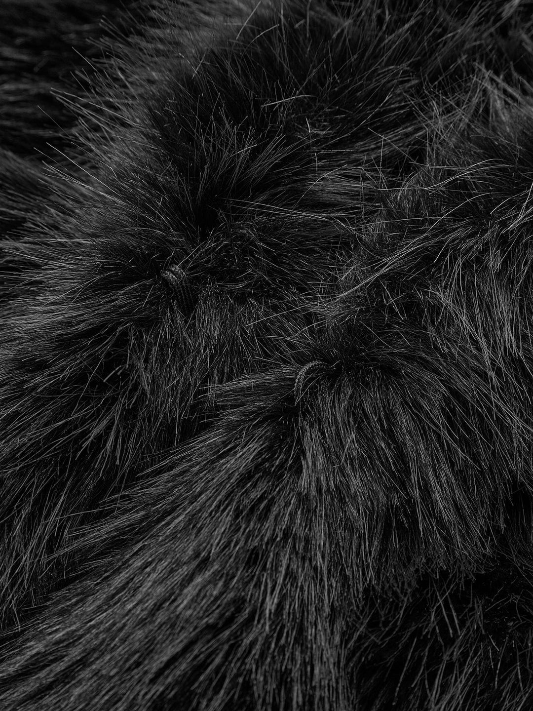 Megan | Graceful Plush Textured Fur Coat