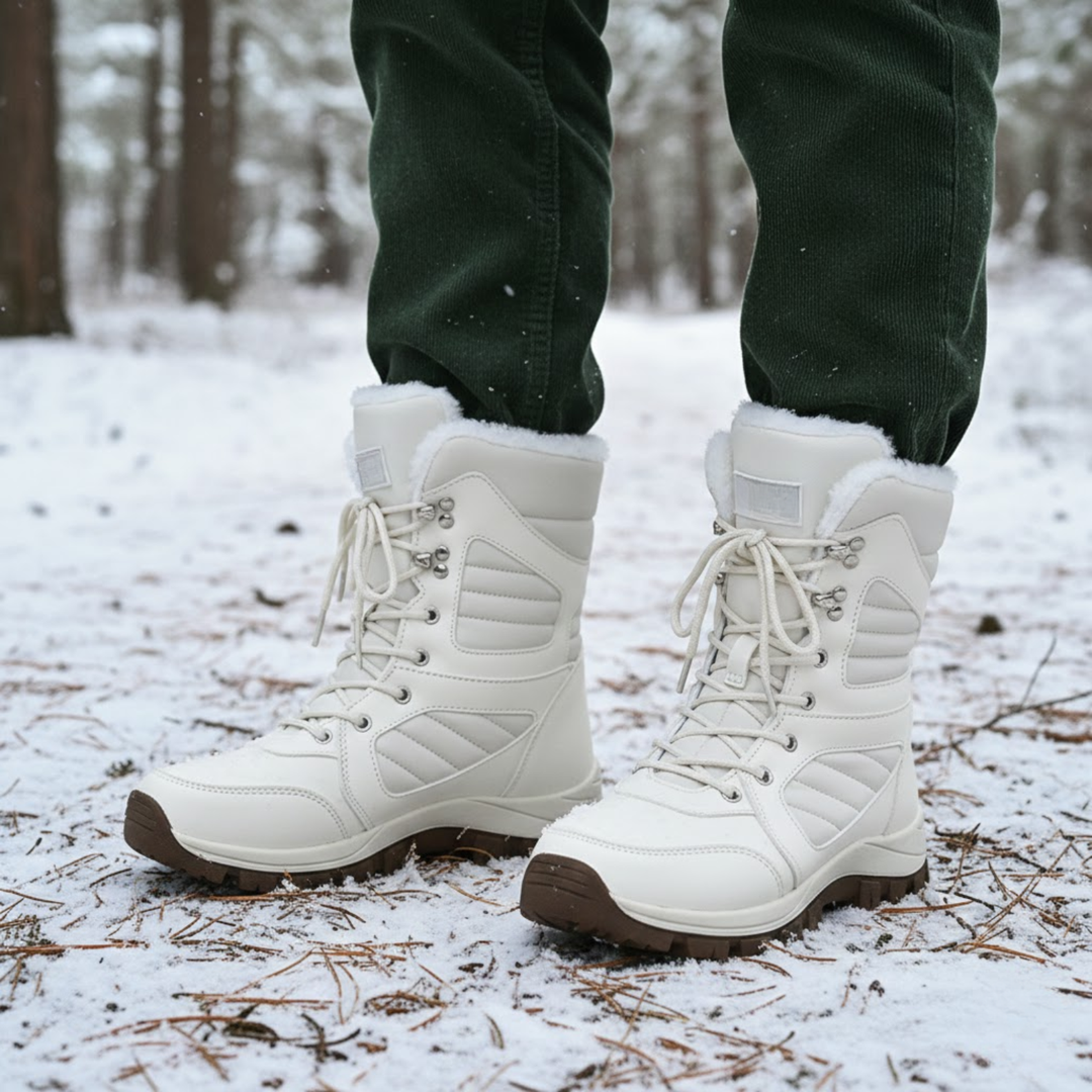 Megan | Lace-Up High Top Winter Snow Boots