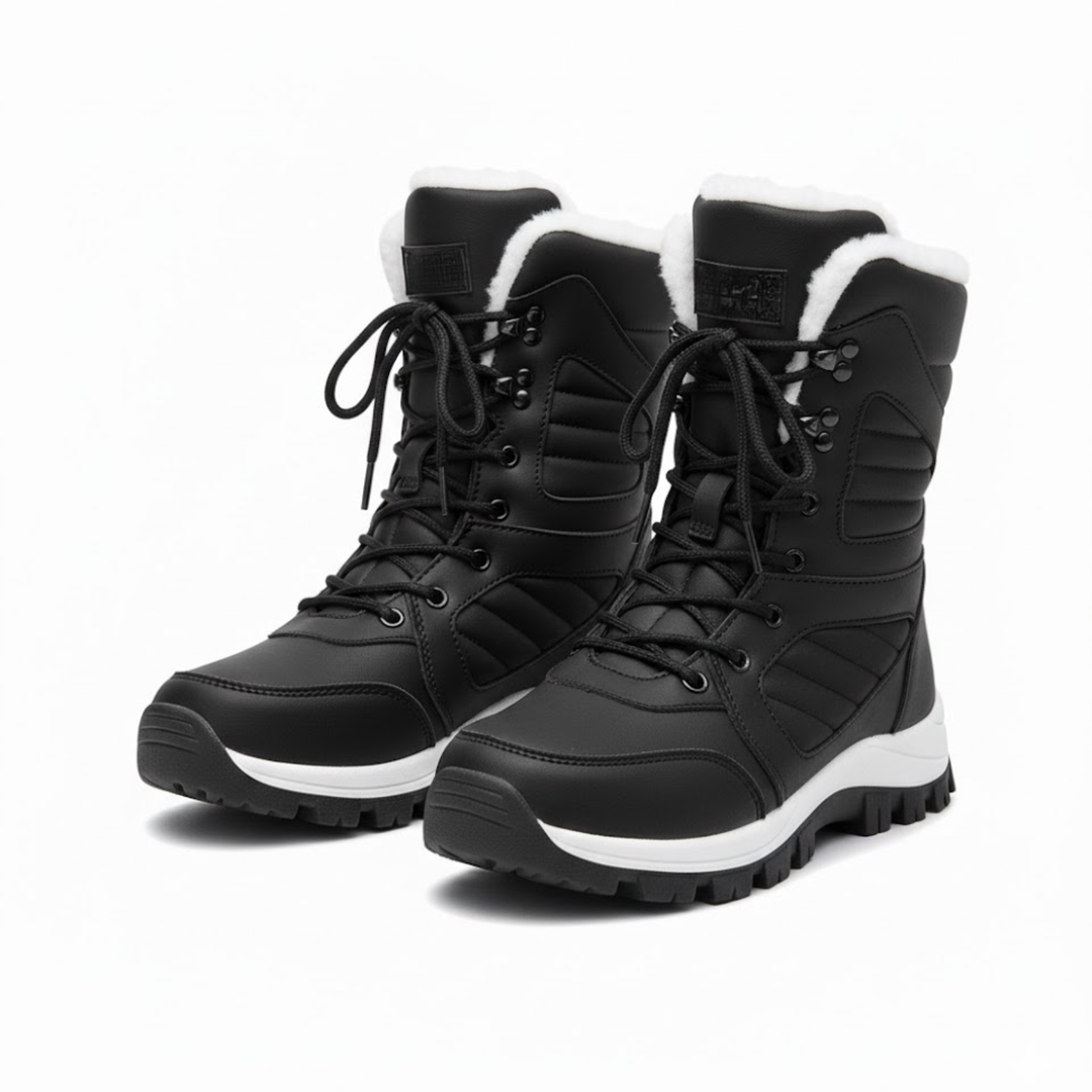 Megan | Lace-Up High Top Winter Snow Boots