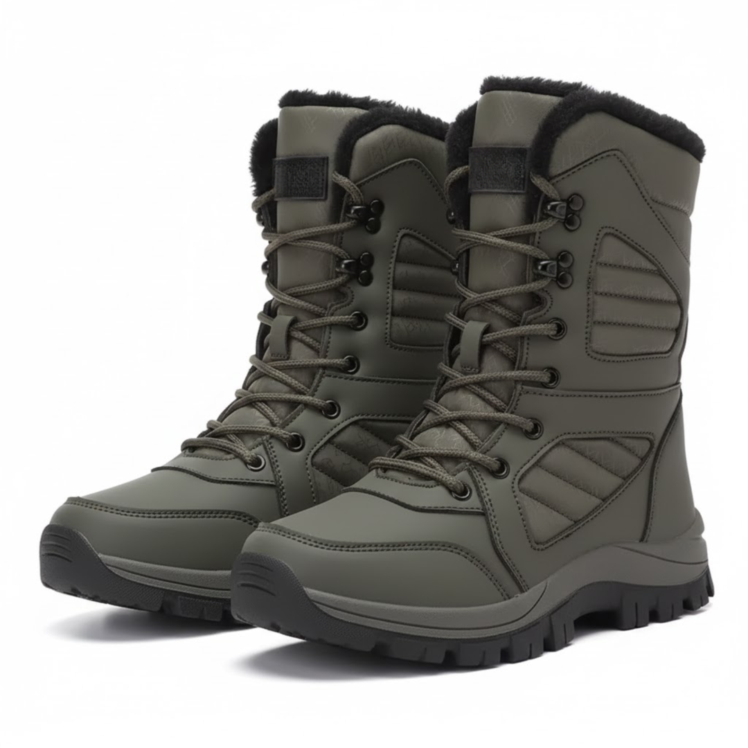 Megan | Lace-Up High Top Winter Snow Boots