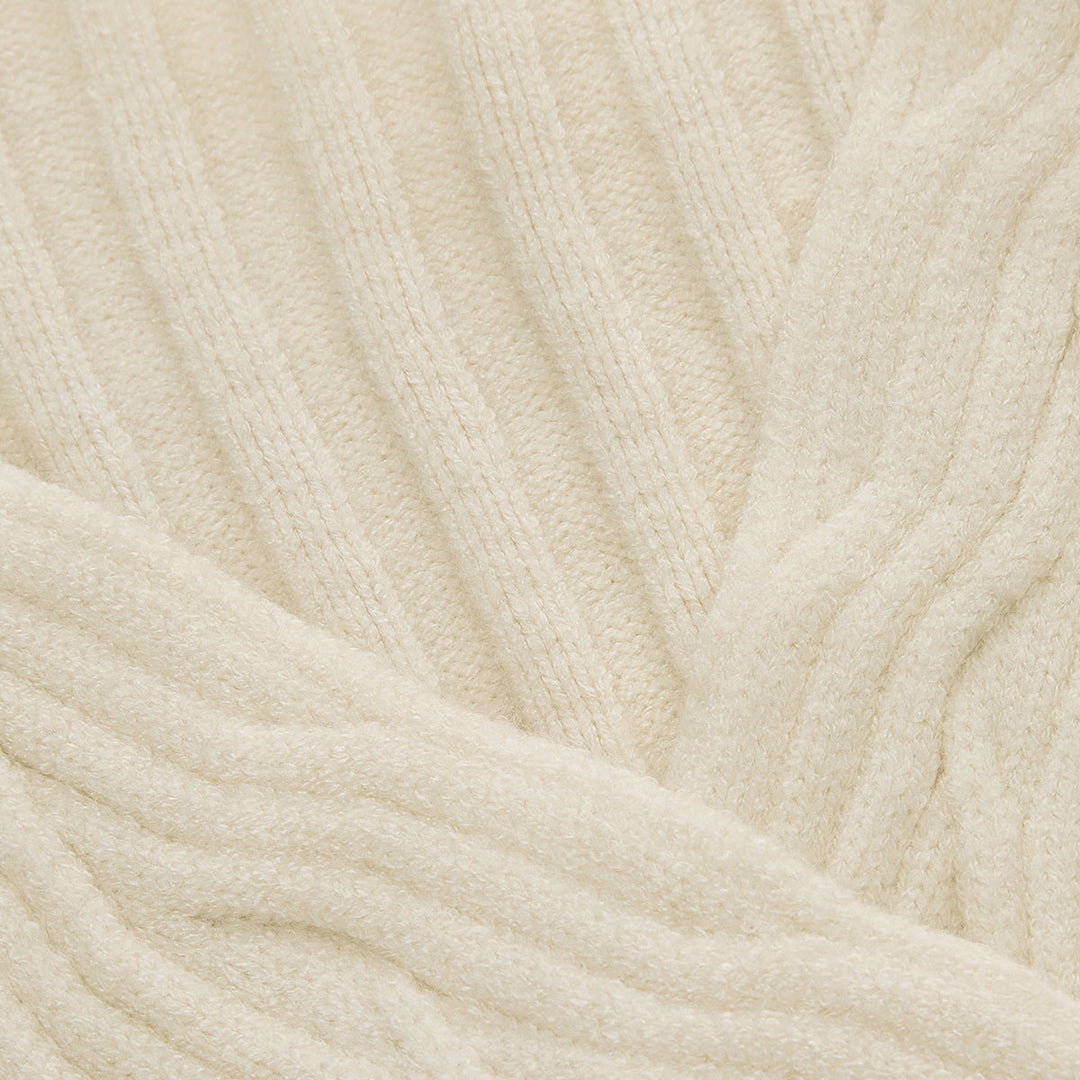Melissa | Effortless Cable Knit Wrap Sweater Dress